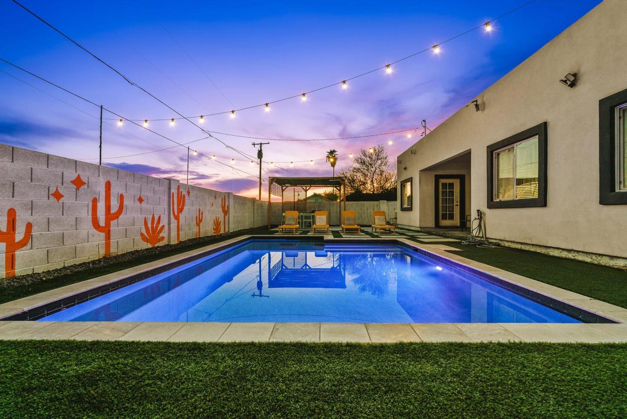 Heated Pool Game Room, Mountain Views Rumah liburan Phoenix